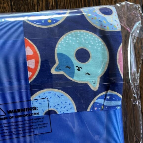 Little Sleepies Triple Layer Cloud Blanket - Donut Dreams (blue) - Picture 3 of 4